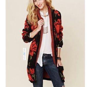 Free People Flower Power Cardigan